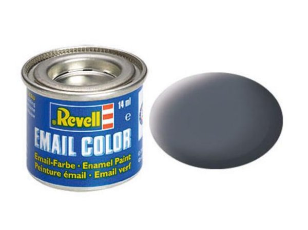 REVELL 32177 Email Color Farbe 14 ml staubgrau matt RAL 7012