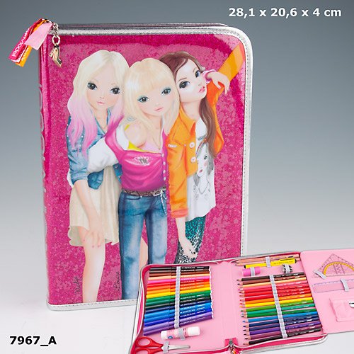 DEPESCHE 7967 TOPModel Federtasche Friends groß XXL gefüllt Aktionspreis