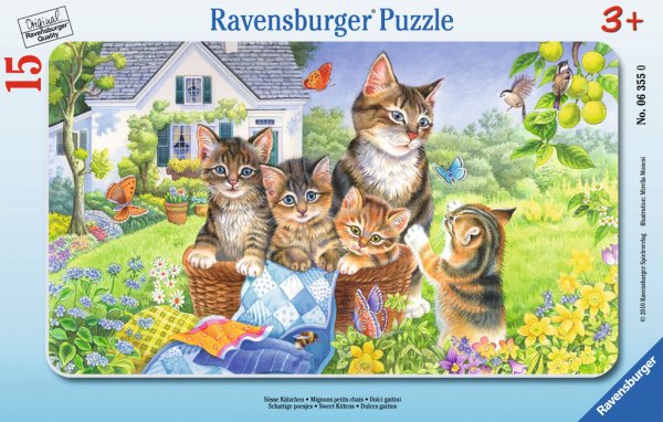 RAVENSBURGER 06355 Süsse Kätzchen 15 Teile
