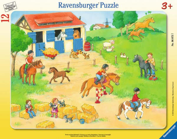 RAVENSBURGER 06075 Ferien auf dem Reiterhof 12 Teile