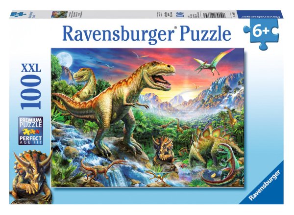 RAVENSBURGER 10665 Bei den Dinosauriern 100 Teile XXL