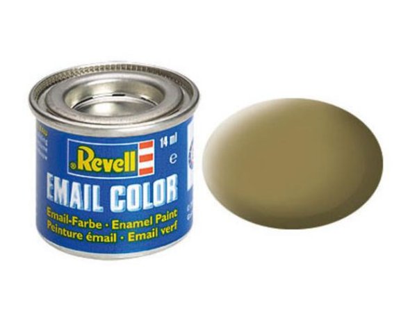 REVELL 32186 Email Color Farbe 14 ml khakibraun matt RAL 7008