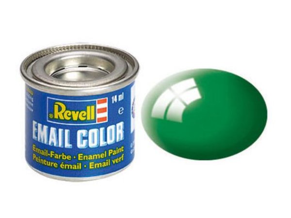 REVELL 32161 Email Color Farbe 14 ml smaragdgrün glänzend RAL 6029