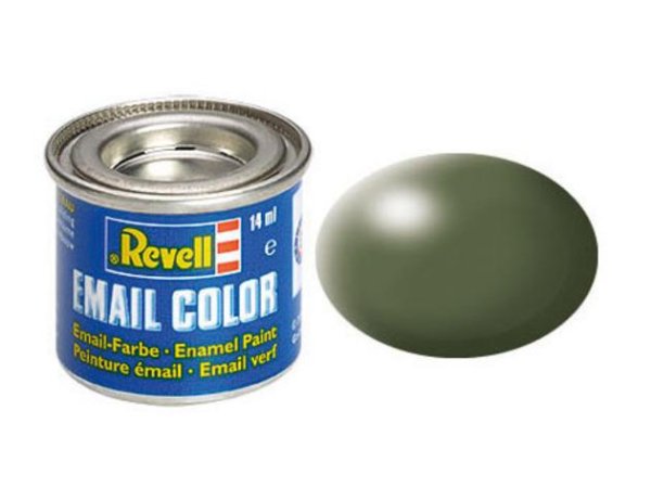 REVELL 32361 Email Color Farbe 14 ml olivgrün seidenmatt RAL 6003