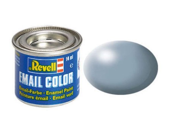 REVELL 32374 - Email Color 14 ml: grau seidenmatt RAL 7001