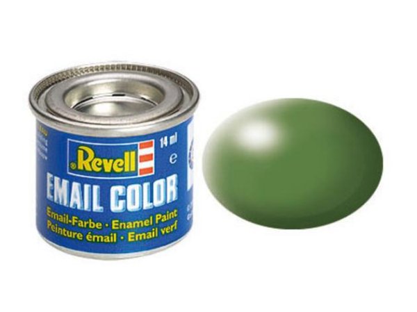 REVELL 32360 - Email Color 14 ml: farngrün seidenmatt RAL 6025