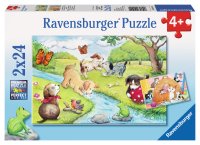 RAVENSBURGER 09194 Kinderpuzzle Verspielte Vierbeiner