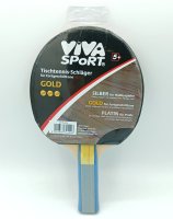 idee+spiel VIVA SPoRT Tischtennis-Schläger Gold 744-74402