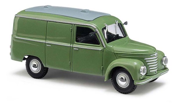 BUSCH 51201 - Framo V901/2 Kastenwagen grün -...