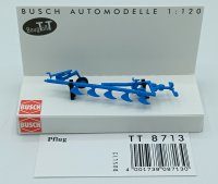 BUSCH Aufsattel-Beetpflug 8713 Landwirtschaftsmodell 1:120