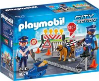 PLAYMOBIL City Action 6878 Polizei-Straßensperre