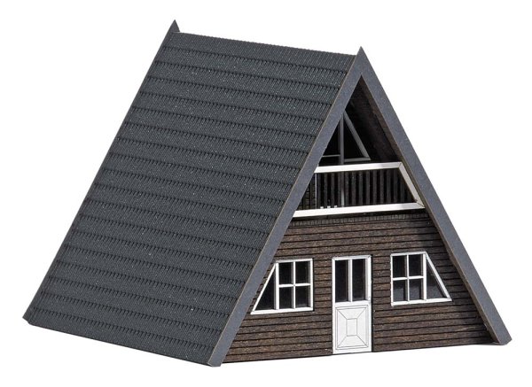 BUSCH 1437 - Finnhütte - Dunkles Holz - H0