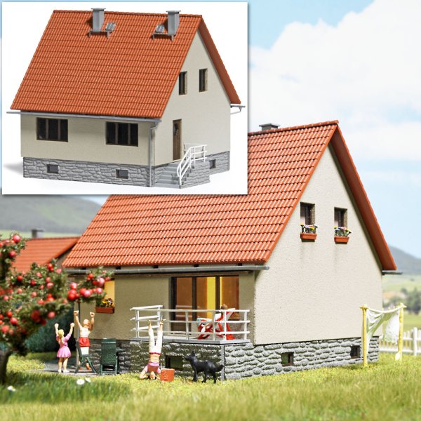 BUSCH Einfamilienhaus EW 65 Bausatz 1449 Spur H0