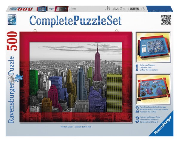 RAVENSBURGER 14894 - New York Colours - Complete Puzzle Set - 500 Teile