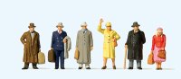 PREISER Reisende, Epoche III 10664 Figuren-Set Spur H0