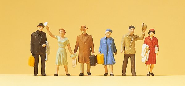 PREISER 14020 - H0 - Reisende - 1:87