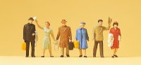 PREISER Reisende 14020 Figuren-Set Spur H0
