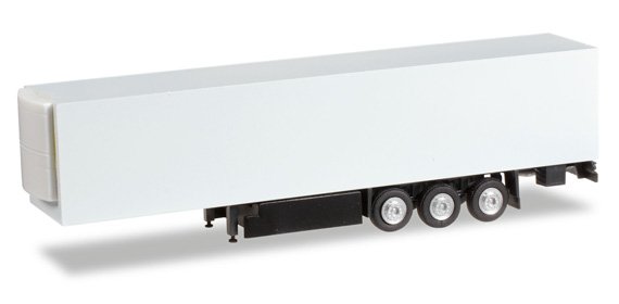 HERPA 084512 - Kühlkoffer-Auflieger mit Palettenkasten, 2 Stück - Bausatz - 1:120