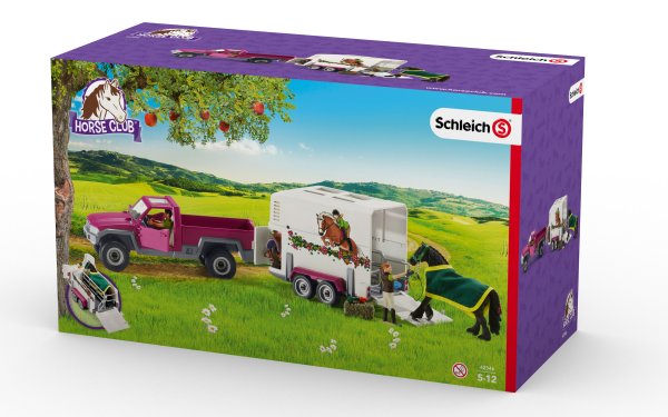 SCHLEICH® 42346 - Pick-up mit Pferdeanhänger