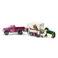 SCHLEICH® 42346 - Pick-up mit Pferdeanhänger