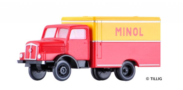 TILLIG 19012 H3A Kofferaufbau MINOL LKW-Modell 1:120