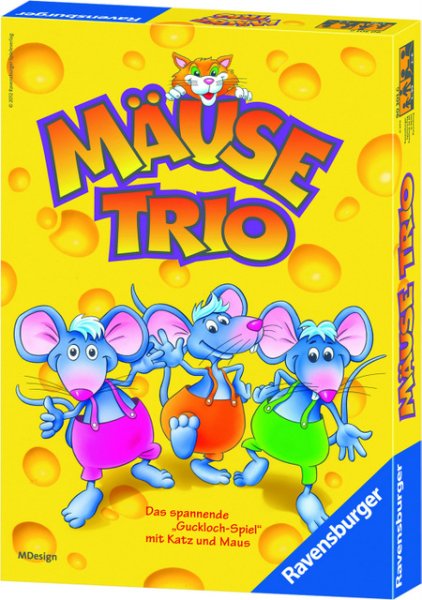 RAVENSBURGER 90301 Kinderspiel Mäuse Trio