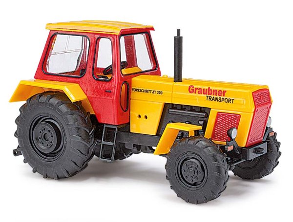 BUSCH 42824 - Traktor ZT 303 - Graubner Transport - Miniaturmodell - 1:87