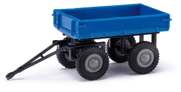 BUSCH 210009502 Anhänger für E-Karre blau Automodell 1:87