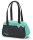 NICI 38121 - AYUMI Handtasche Fun, schwarz/mint - 32 x 20 x10 cm