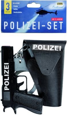 IDENA 804.0007 - Polizei Set - 3 teilig
