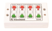 VIESSMANN 5549 Universal-Tasten-Stellpult, rückmeldefähig, 2-begriffig