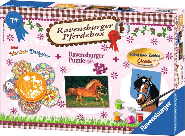 RAVENSBURGER® 88190 - Pferdebox 3 in1