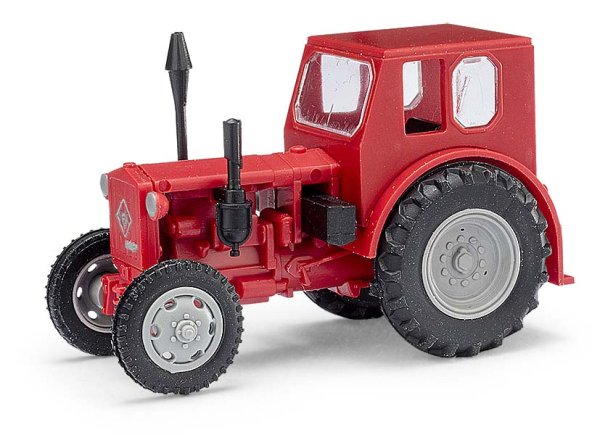 BUSCH 210006403 - MH.- Traktor Pionier, Rot/graue Felgen - 1:87
