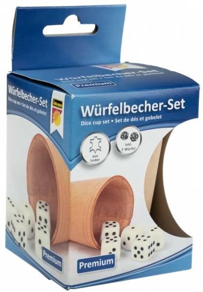 IDENA 100.02234 - Würfelbecher-Set