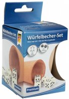 IDENA 100.02234 Würfelbecher-Set