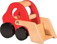 idee+spiel 440-10011 Emilo Baufahrzeuge aus Holz 12 cm...