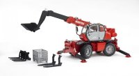 BRUDER 02129 - Manitou Teleskopstapler MRT 2150 mit...