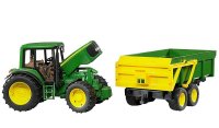 BRUDER® 02058 - Traktor John Deere 6920 mit Wannenkippanhänger