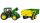 BRUDER® 02058 - Traktor John Deere 6920 mit Wannenkippanhänger