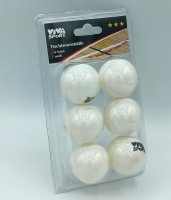 idee+spiel VIVA SPoRT Tischtennisbälle 6er Set...